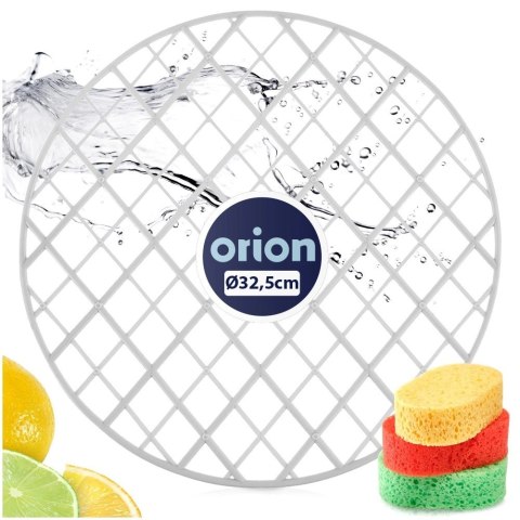 Orion Mata Okrągła do Zlewu 32,5 cm Ochronna Szara Antypoślizgowa ORION