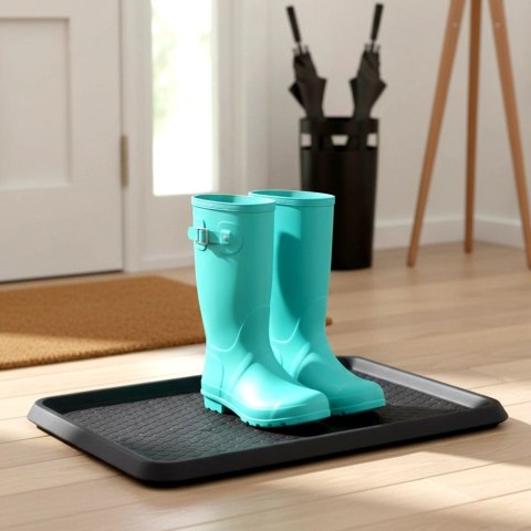 Orion Mata Podstawka na Buty 61 x 40 cm Czarna Ociekacz Strukturalna HSC
