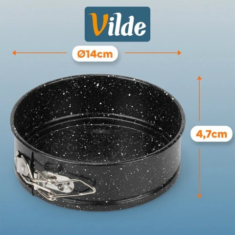 Orion Mini Tortownica Rozpinana 14 cm Stal Granitowa Nieprzywierająca VILDE