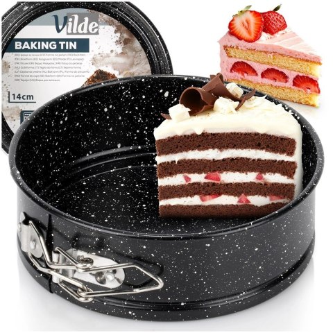 Orion Mini Tortownica Rozpinana 14 cm Stal Granitowa Nieprzywierająca VILDE