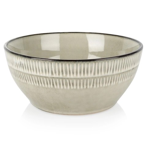 Orion Miseczka Ceramiczna 750 ml Szara Matowa na Zupę Płatki Sałatkę