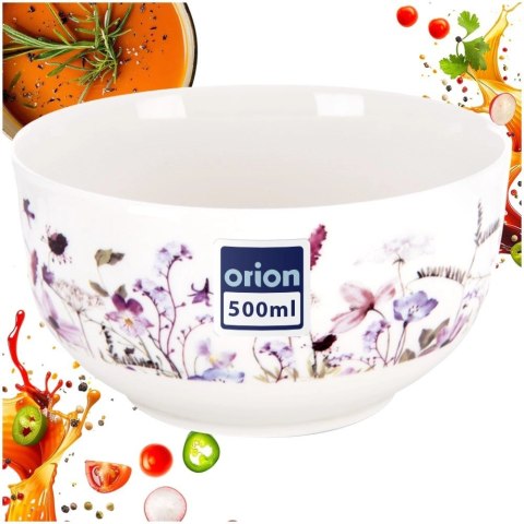 Orion Miseczka Porcelanowa 500 ml Louka Miska na Zupę Płatki Salaterka