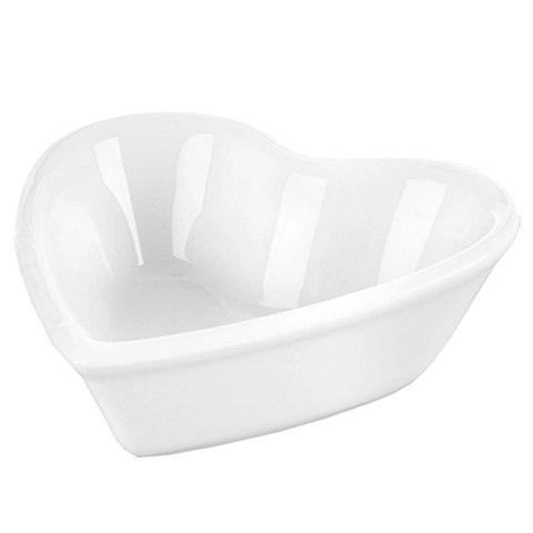 Orion Miseczki do Serwowania Serce 4 szt. Porcelana do Mikrofalówki Piekarnika