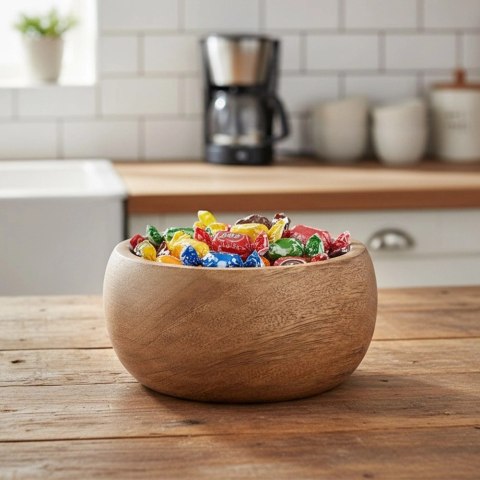 Orion Miska Drewniana Mango 450 ml 14 cm Salaterka na Przekąski Loft
