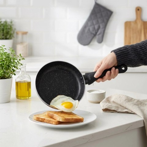 Orion Patelnia Granitowa 20 cm Black Line Indukcja Gaz Non-stick VILDE