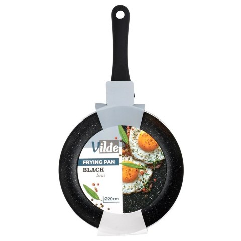 Orion Patelnia Granitowa 20 cm Black Line Indukcja Gaz Non-stick VILDE
