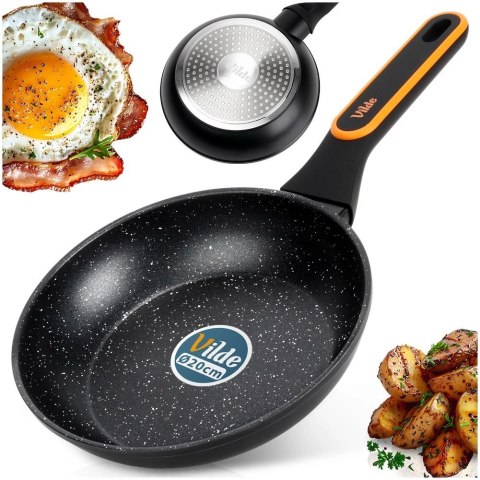 Orion Patelnia Granitowa 20 cm Terruna Indukcja Gaz Non-stick VILDE