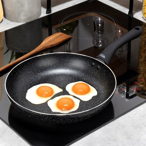 Orion Patelnia Granitowa 26 cm Black Line Indukcja Gaz Non-stick VILDE