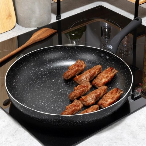 Orion Patelnia Granitowa 32 cm Black Line Indukcja Gaz Non-stick VILDE