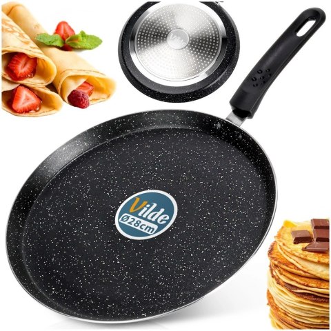 Orion Patelnia do Naleśników 28 cm Granitowa Indukcja Basic Line VILDE