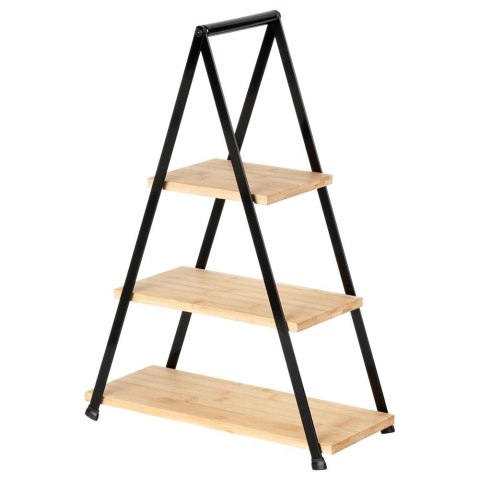 Orion Patera 3-poziomowa Prostokątna Bambusowa 53 cm VILDE na Owoce