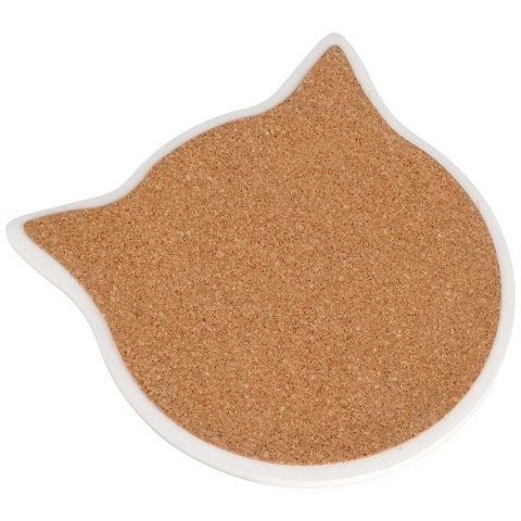 Orion Podstawki pod Kubek Kotki Komplet 4 szt. Ceramiczne w Stojaku