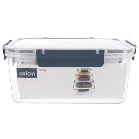 Orion Pojemniki Zestaw 4 szt. Kwadrat Szczelny ORION Zmywarka/Mikrofala 2,9 L