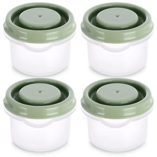 Orion Pojemniki na Sosy Przyprawy Zioła 4 szt x 50ml do Mikrofali Mrożenia