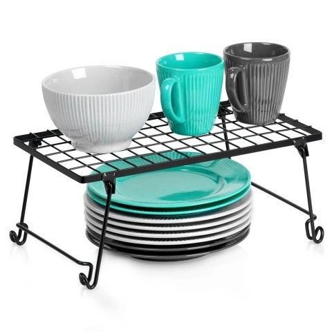Orion Półka Wkład do Szafki Kuchennej Składana Metal Loft 36 cm Czarna