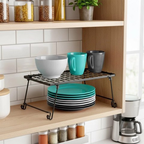 Orion Półka Wkład do Szafki Kuchennej Składana Metal Loft 36 cm Czarna