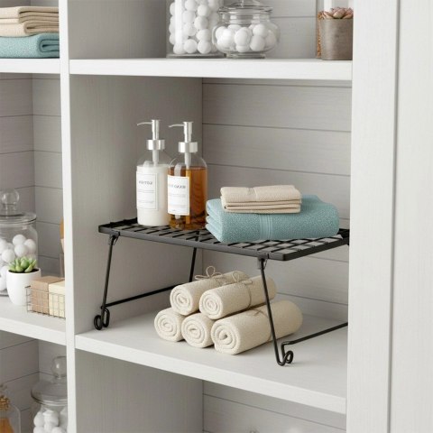 Orion Półka Wkład do Szafki Kuchennej Składana Metal Loft 36 cm Czarna