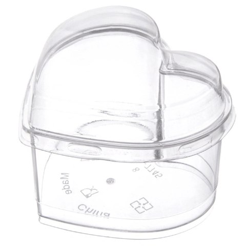 Orion Pucharki Serce z Pokrywkami 130ml Zestaw 4 szt. Finger Food ORION