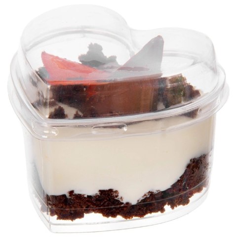 Orion Pucharki Serce z Pokrywkami 130ml Zestaw 4 szt. Finger Food ORION