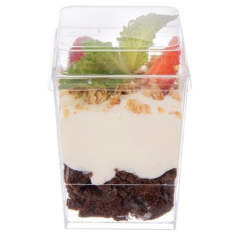 Orion Pucharki z Pokrywkami 160ml Zestaw 4 szt. na Desery i Musy ORION Party