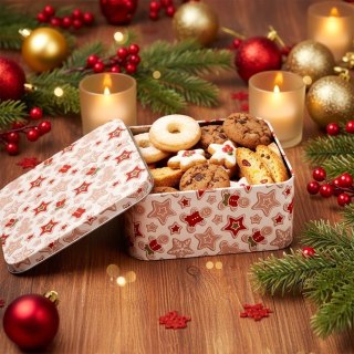 Orion Puszka na Ciastka Świąteczna Zielona 15 x 15 cm na Prezent ORION Xmas
