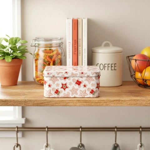 Orion Puszka na Ciastka Świąteczna Zielona 15 x 15 cm na Prezent ORION Xmas