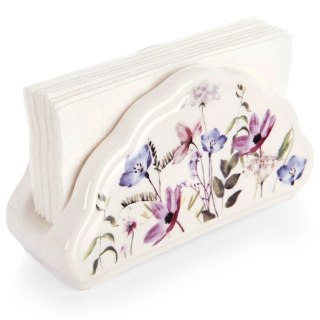Orion Serwetnik Porcelanowy Louka Biały w Polne Kwiaty ORION Dekoracja
