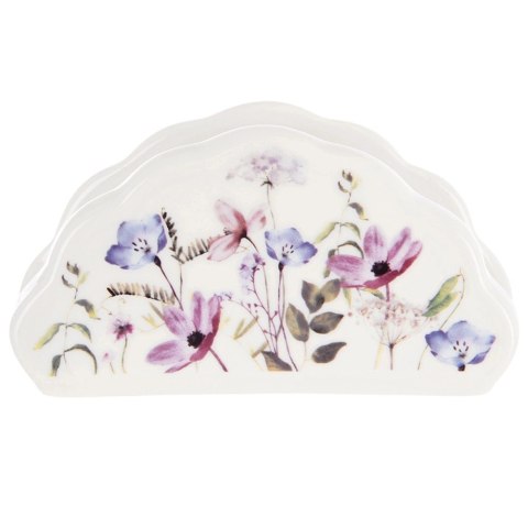 Orion Serwetnik Porcelanowy Louka Biały w Polne Kwiaty ORION Dekoracja