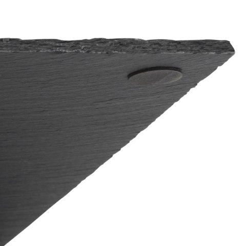 Orion Taca Kamienna Łupek 40 x 30 cm Czarna Serwowanie Potraw Przekąsek VILDE