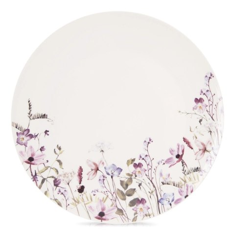 Orion Talerzyk Deserowy Porcelanowy 20,5 cm Louka Talerz w Polne Kwiaty