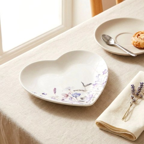 Orion Talerzyk w Kształcie Serca Porcelana 17 cm Louka Kwiaty na Prezent