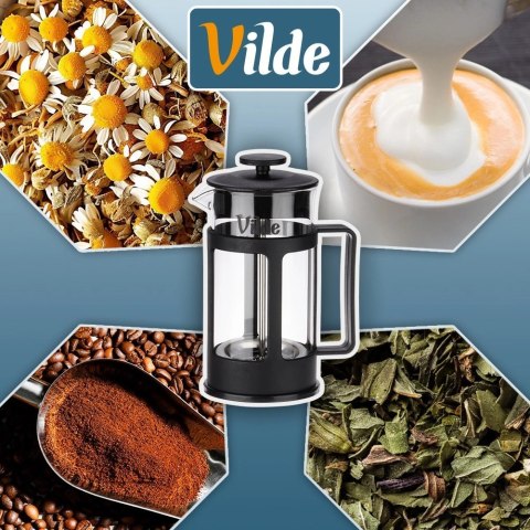 Orion Zaparzacz Tłokowy French Press Kawa Herbata 350 ml Szkło Borokrzemowe