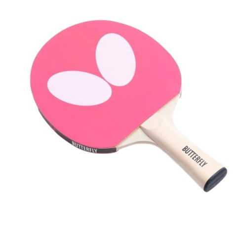 Tamasu Butterfly Europa GmbH Rakietka Paletka do Tenisa Stołowego Ping Ponga BUTTERFLY Logo Pink