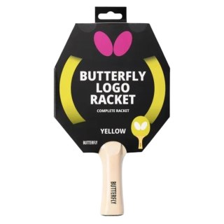 Butterfly Rakietka Paletka do Tenisa Stołowego Ping Ponga BUTTERFLY Logo Yellow