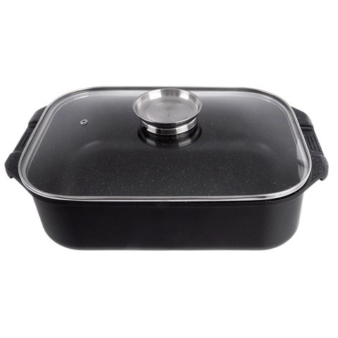 Orion Brytfanna Granitowa z Pokrywką 3w1 ORION GRANDE 41x26x15 cm, 7 l