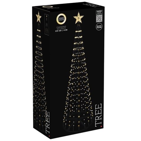 Orion Choinka świecąca stożek zewnętrzna XXL 550 LED 300 cm