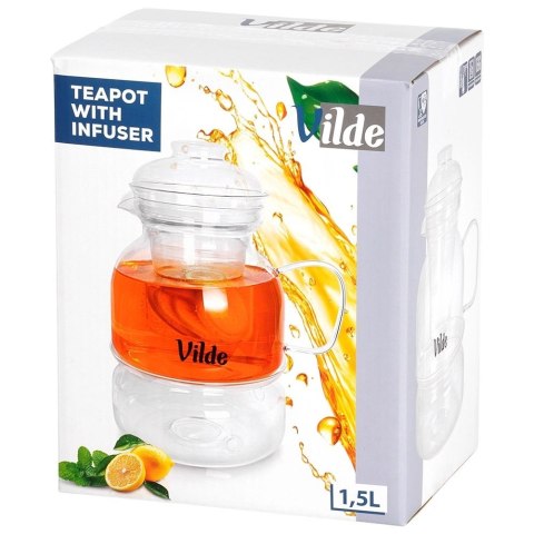 Orion Dzbanek z zaparzaczem do herbaty szklany 1,5 l