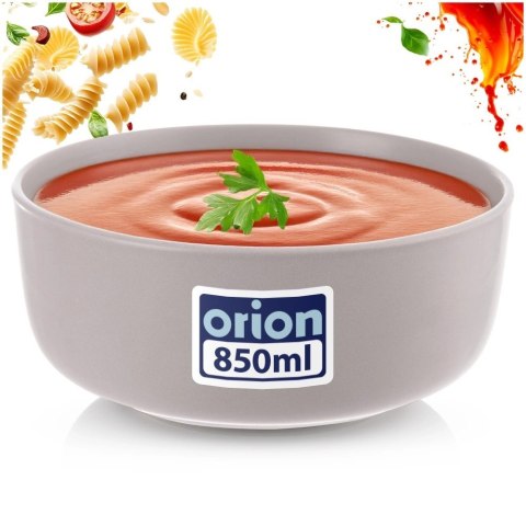 Orion Miseczka Miska Ceramiczna Szara do Zmywarki ORION SKANDI 16 cm, 830 ml