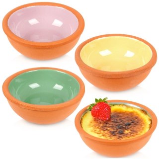 Orion Miseczki do Zapiekania Ceramiczne 150 ml Kolorowe Tapas Zestaw 4 szt.
