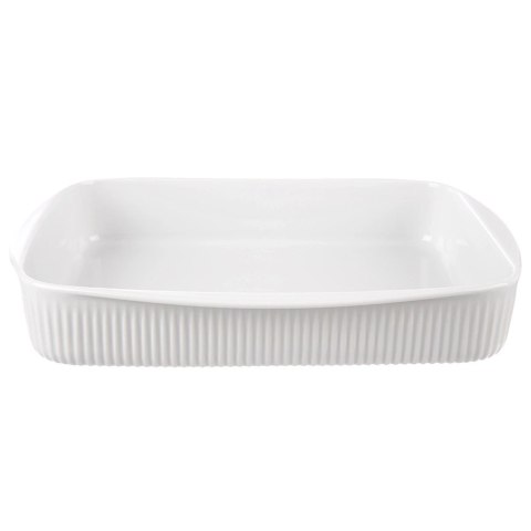 Orion Naczynie Żaroodporne Porcelanowe Białe Solidne ORION 36,5x30x6 cm, 4 l