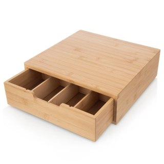Orion Organizer Pojemnik na Kapsułki do Kawy Drewniany ORION 31,5x30x10 cm