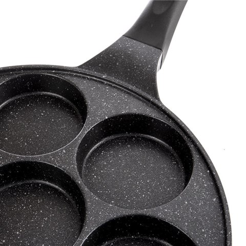Orion Patelnia do Jajek Granitowa Nieprzywierająca 7 Otworów ORION GRANDE 27 cm