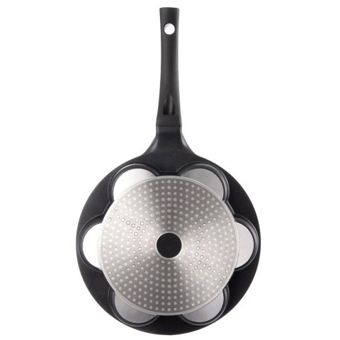 Orion Patelnia do Jajek Granitowa Nieprzywierająca 7 Otworów ORION GRANDE 27 cm