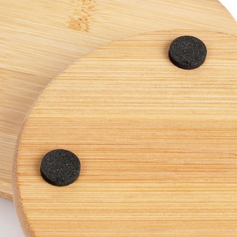 Orion Podstawki pod kubek bambusowe 9,5 cm 4 szt.
