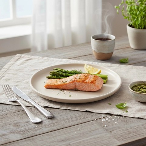 Orion Talerz Obiadowy Płytki Ceramiczny Kremowy ORION SKANDI 26,5 cm