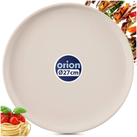 Orion Talerz Obiadowy Płytki Ceramiczny Kremowy ORION SKANDI 26,5 cm