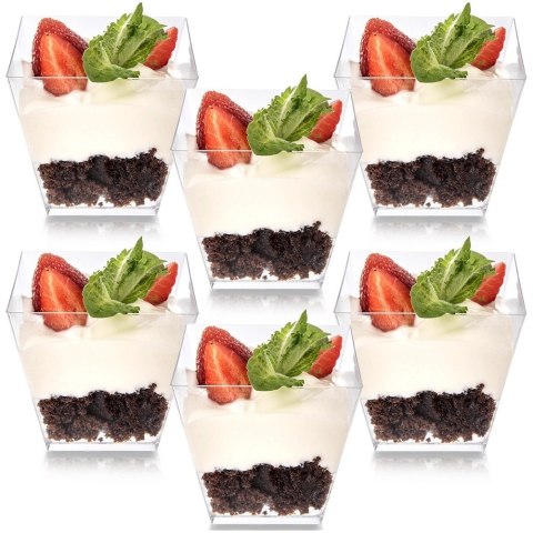Grupa Orion Sp. z o.o. Zestaw 6 szt. Pucharków 180ml do Finger Food i Przekąsek ORION Desery