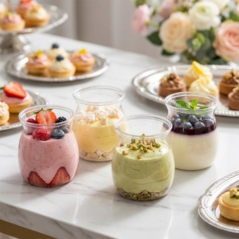 Orion Zestaw 6 szt. Pucharków do Deserów 160ml Przezroczyste Finger Food