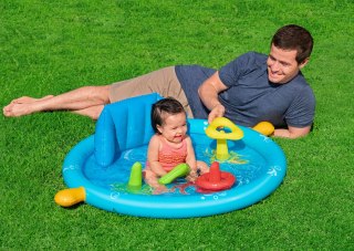 Bestway Basenik Dmuchany Brodzik Dla Dzieci z Daszkiem BESTWAY 115x89x76cm