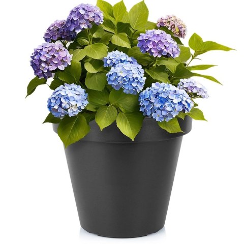 Grupa Orion Sp. z o.o. Doniczka ogrodowa plastikowa czarna okrągła 39 cm